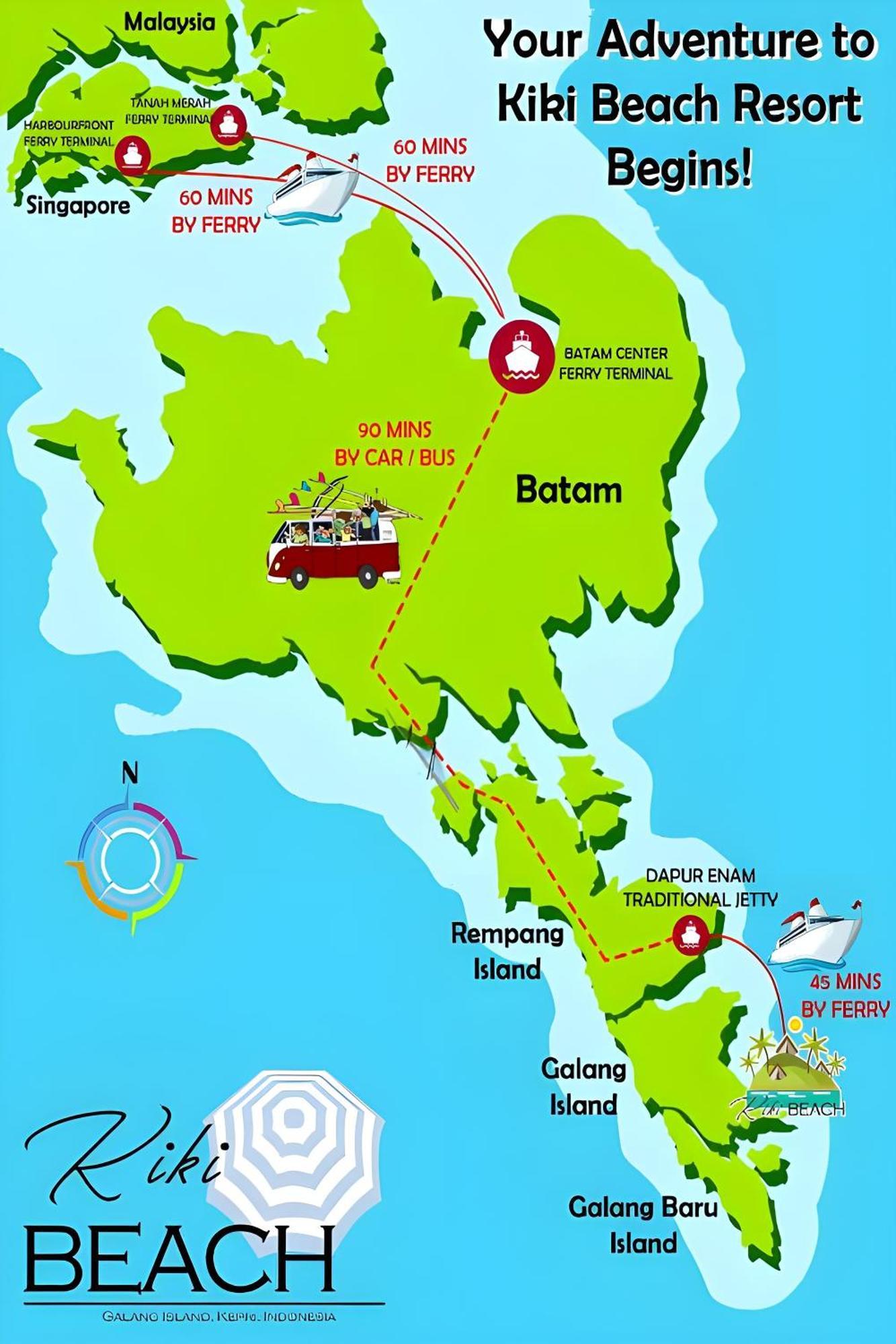 Kiki Beach Resort, Batam Galang Island Екстериор снимка